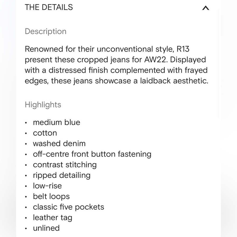 R13 Size 24. Crossover Jeans - Picture 9 of 16